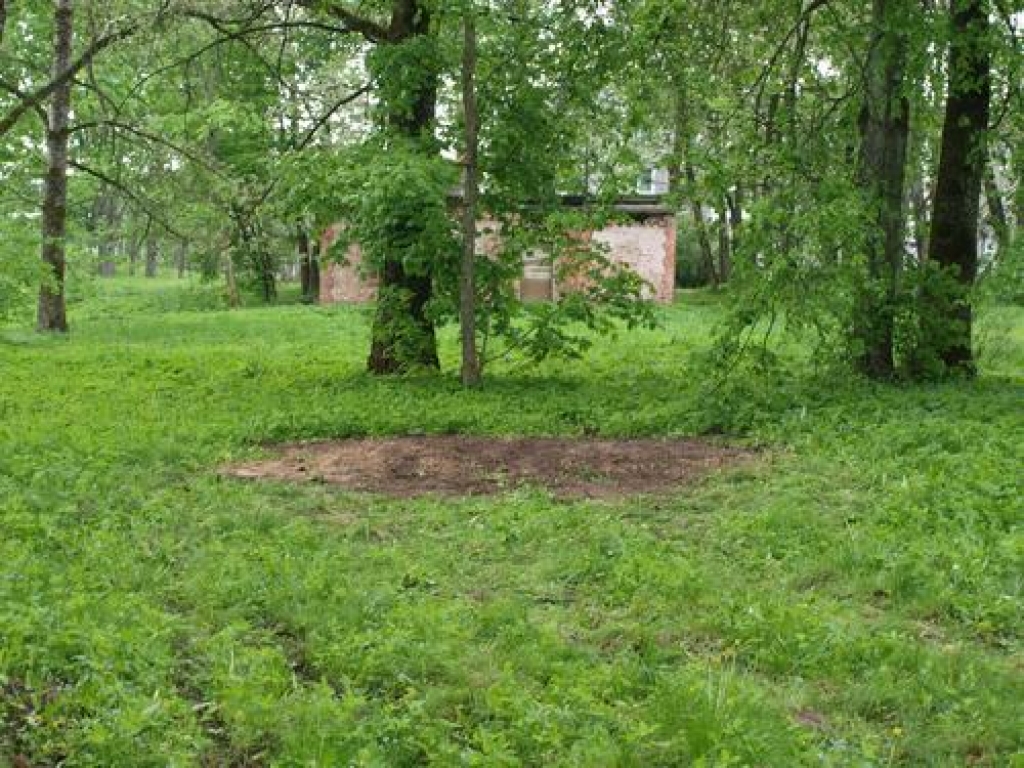 Metāla tīkotāji izrakņā Kurmenes parku