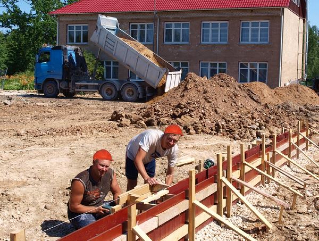 Vietalvā būvē jaunu sporta zāli