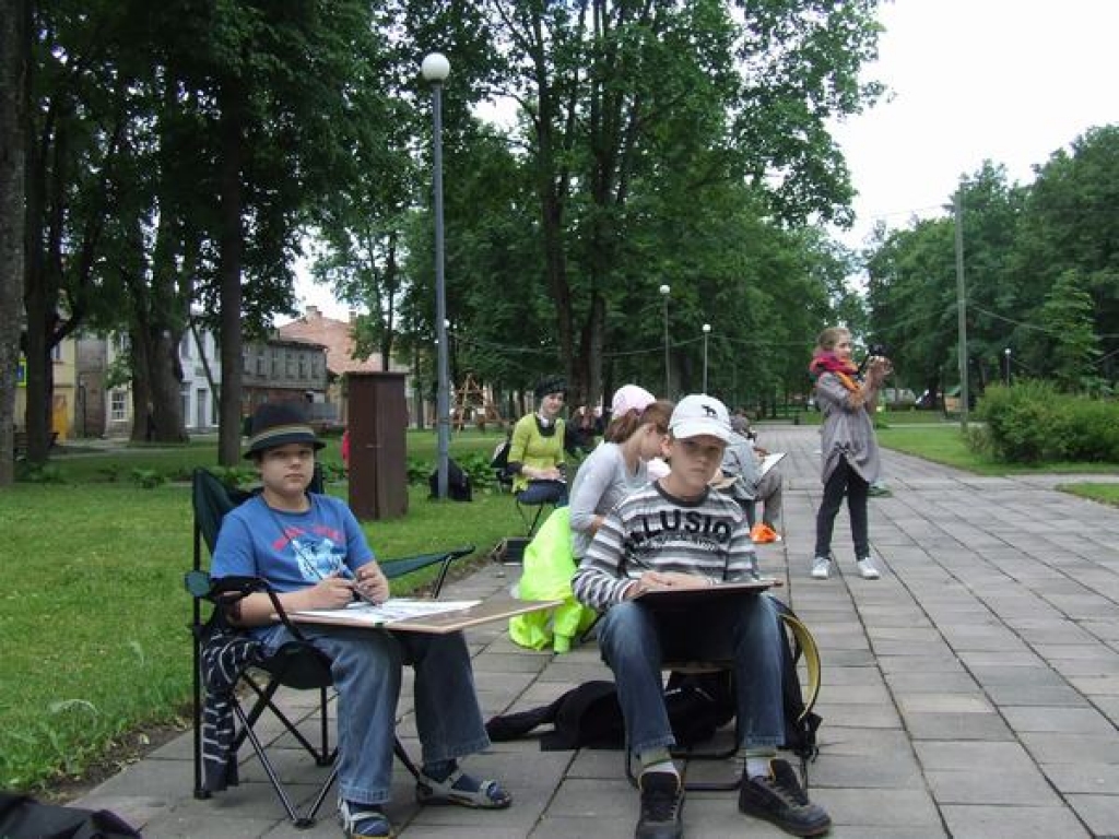 Jūrmalnieki atpūšas Jaunjelgavā