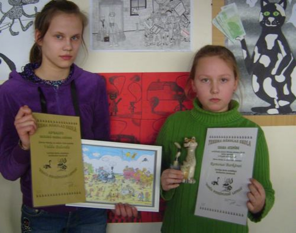 Labākā karikatūriste dzīvo Skrīveros