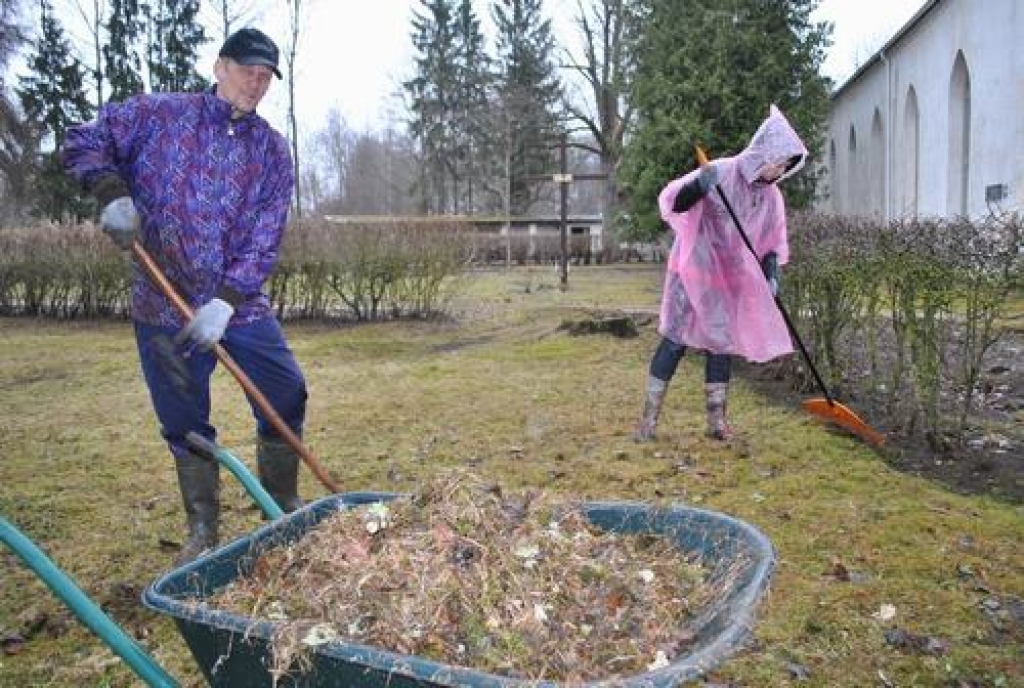 Slapjā talka Aizkraukles pusē