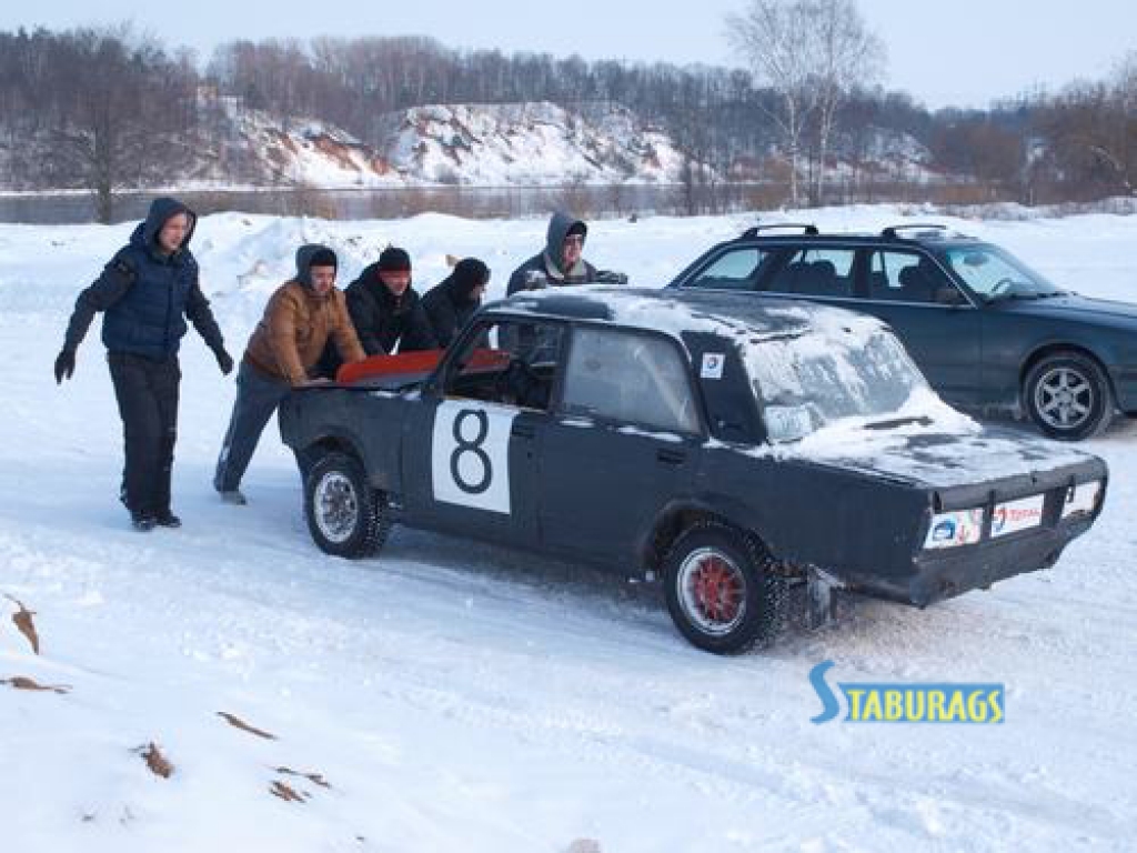 Ziemas autosprints Aizkrauklē