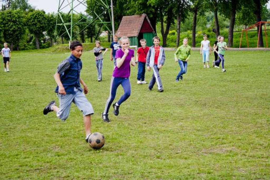 Pļaviņu ģimnāzijā sporta diena