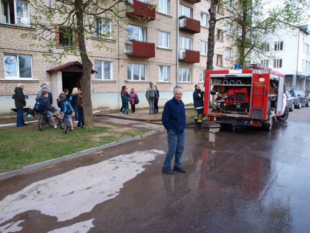Aizkrauklē paaugstinātas bīstamības ugunsgrēks