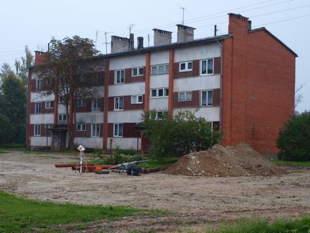 Ērberģē pabeidz ierīkot jaunu ūdensvadu un kanalizāciju