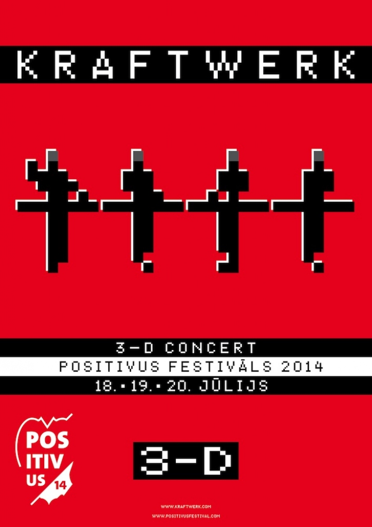 Viens no Positivus galvenajiem māksliniekiem būs Kraftwerk