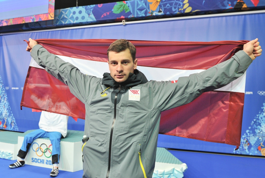Martins Dukurs par sudrabu priecīgāks nekā pēc Vankūveras Olimpiādes
