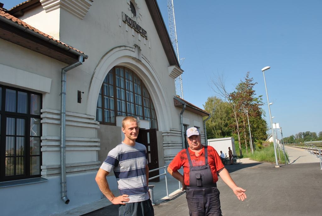 Remontē Kokneses dzelzceļa stacijas ēku 