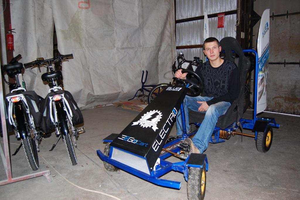 Liepājā top īpašs sporta gokarts