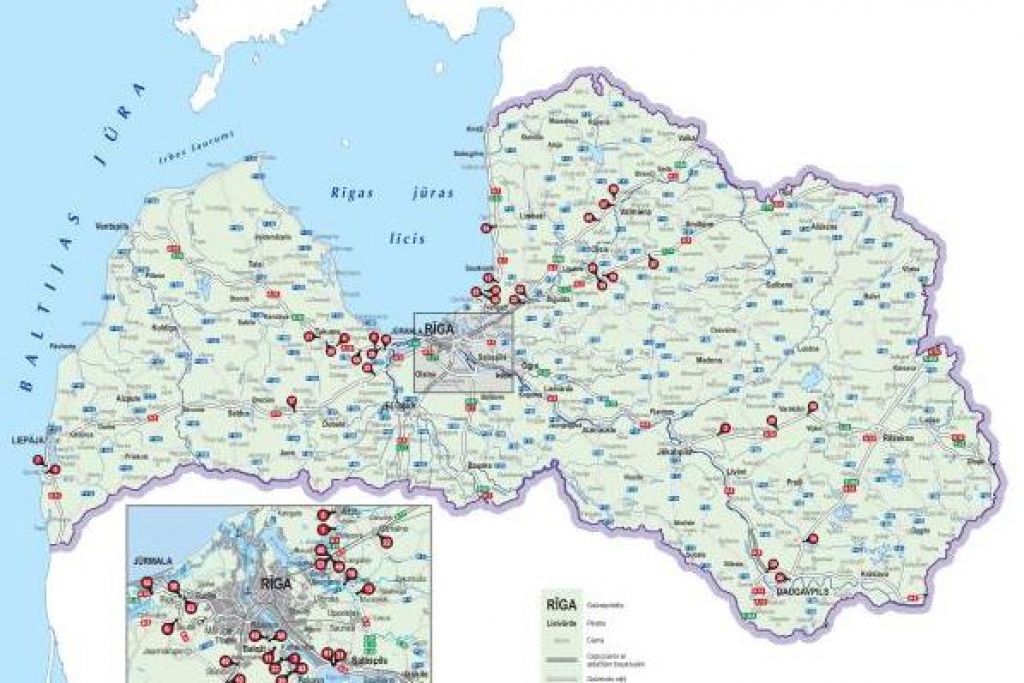 Latvijas Valsts ceļi publisko jaunu tā dēvēto melno punktu karti