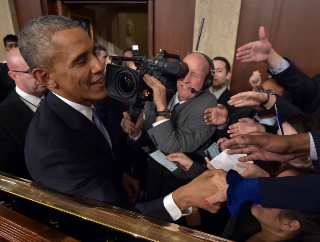 Obama uzrunā par stāvokli valstī pasludina finanšu krīzes beigas