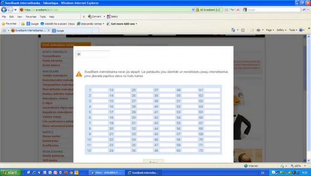 Brīdina par mēģinājumiem apkrāpt Swedbank klientus