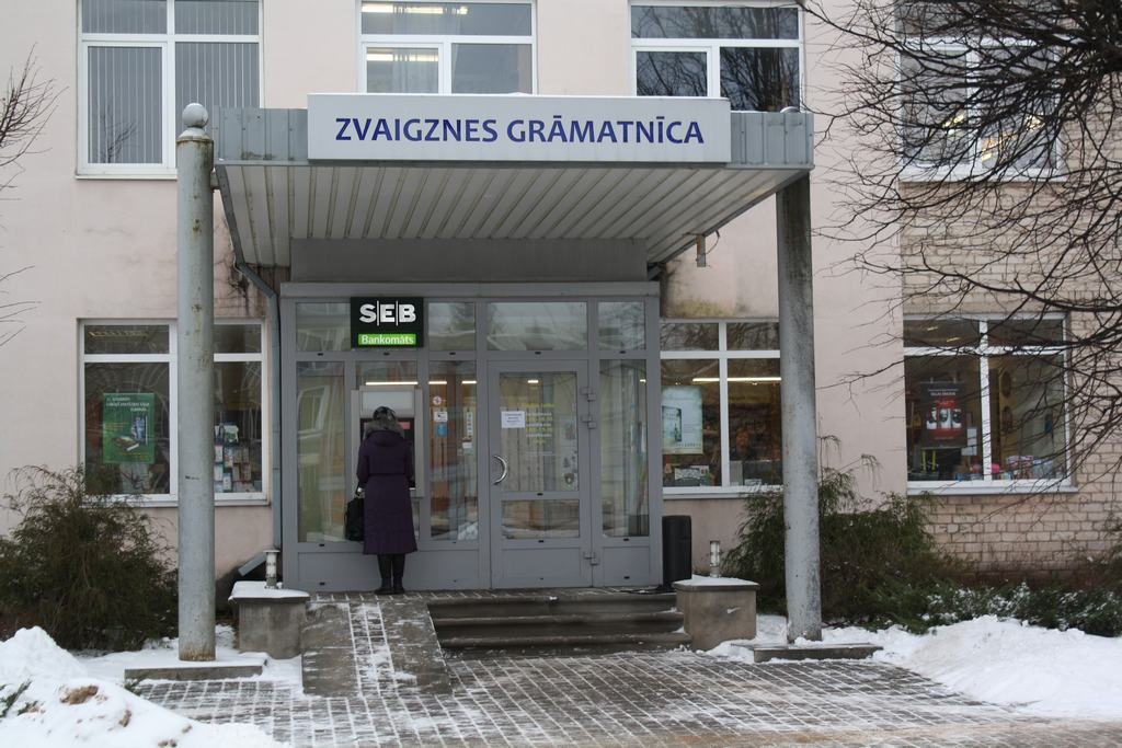 SEB bankomāts Aizkrauklē izvietots citur
