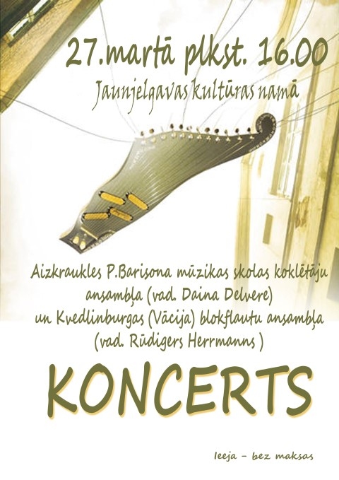 Jaunjelgavā koncerts