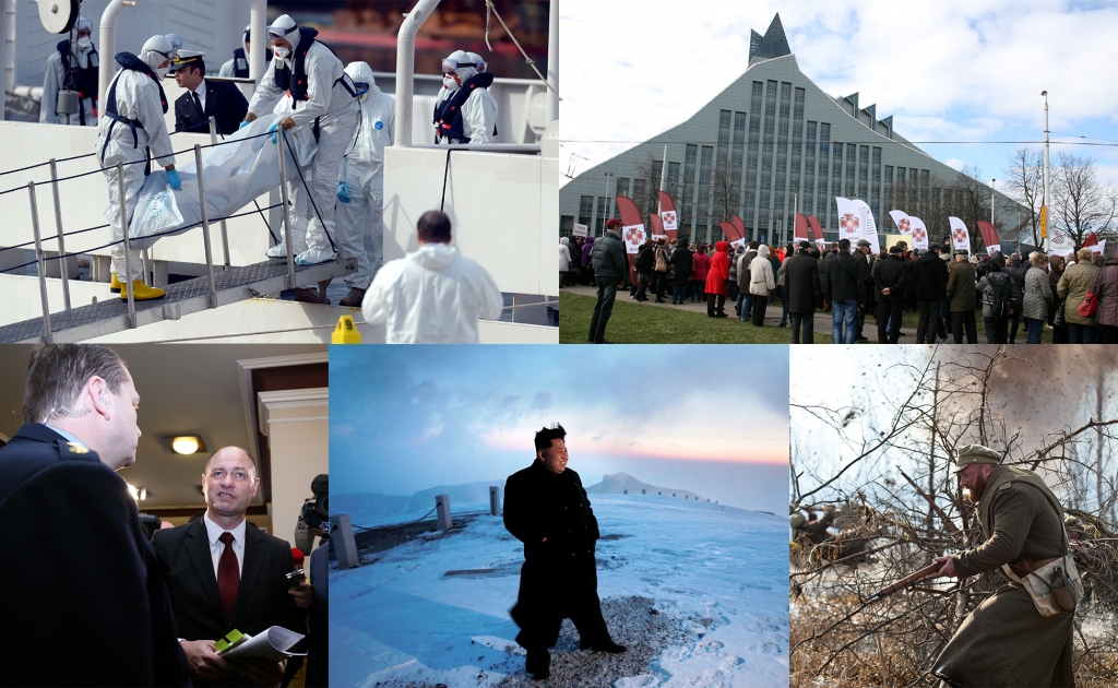 Septiņas dienas fotogrāfijās. Kims lakādas kurpēs iekaro kalnus (18.-24.aprīlis)