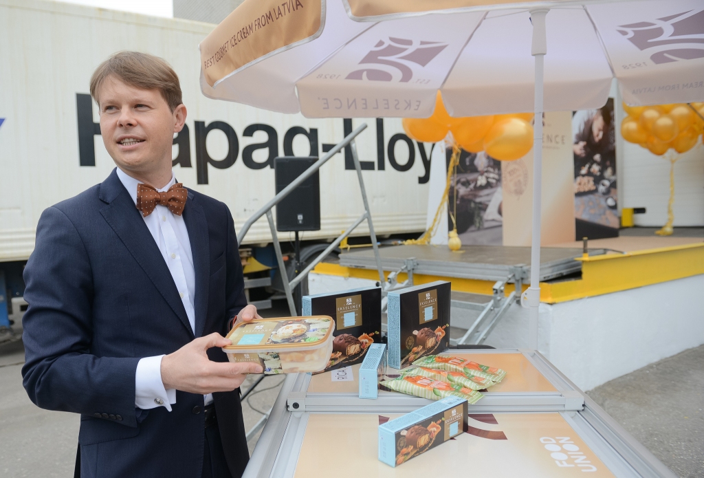 Papildināta - Food Union pirmā saldējuma krava devusies ceļā uz Ķīnu
