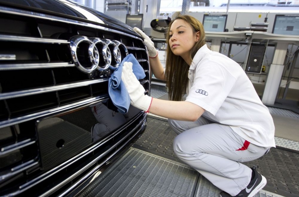 Tas ir jāredz! Kā tiek ražoti Audi Vācijā