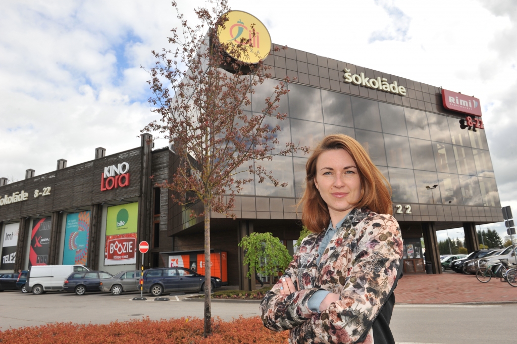 Tirdzniecības centrā Šokolāde sākti paplašināšanās darbi