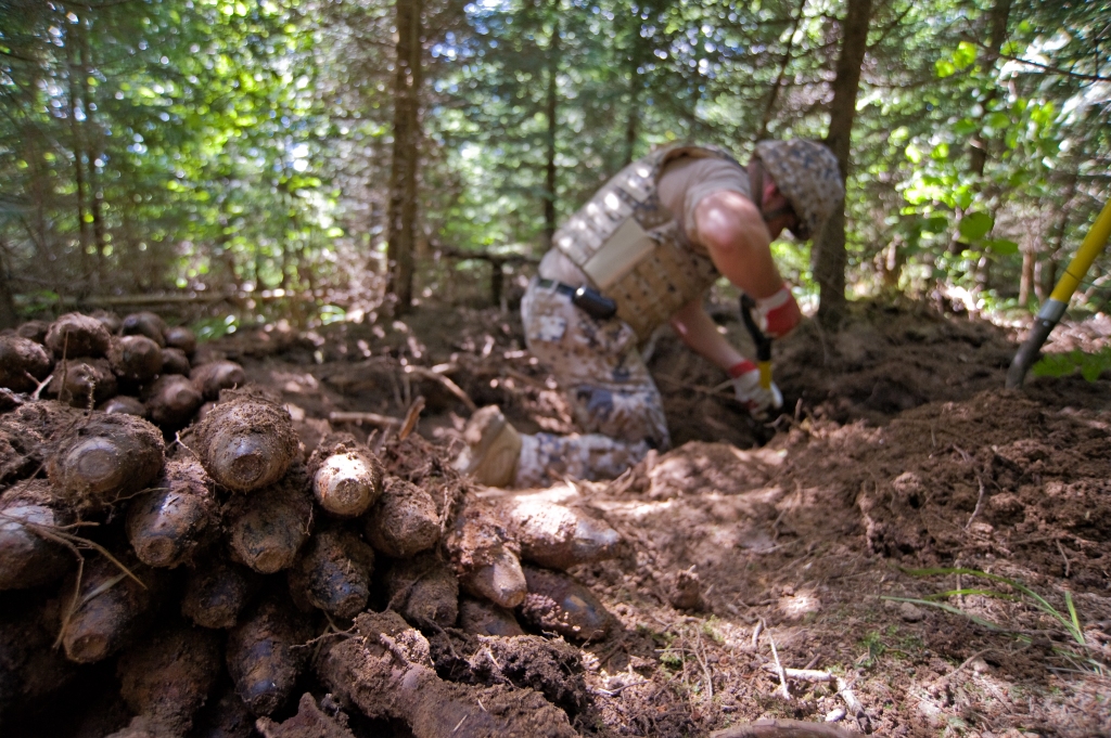 Limbažu novadā atrasts liels daudzums sprādzienbīstamu priekšmetu