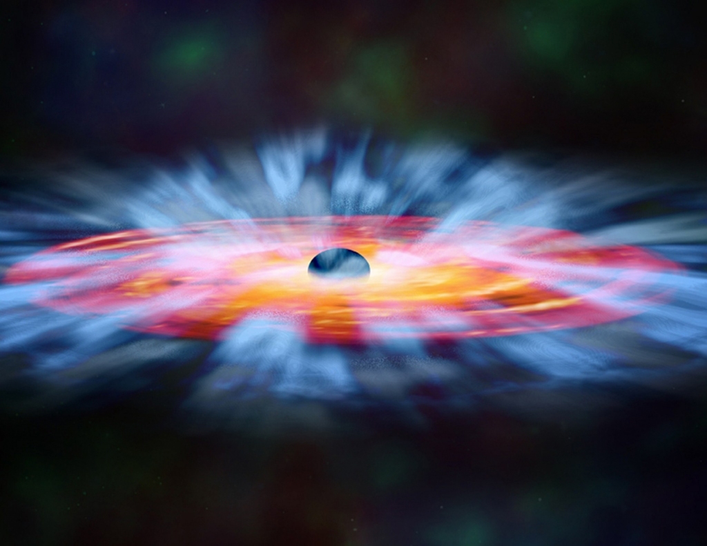 Astronomi novēro melnā cauruma aktivizēšanos