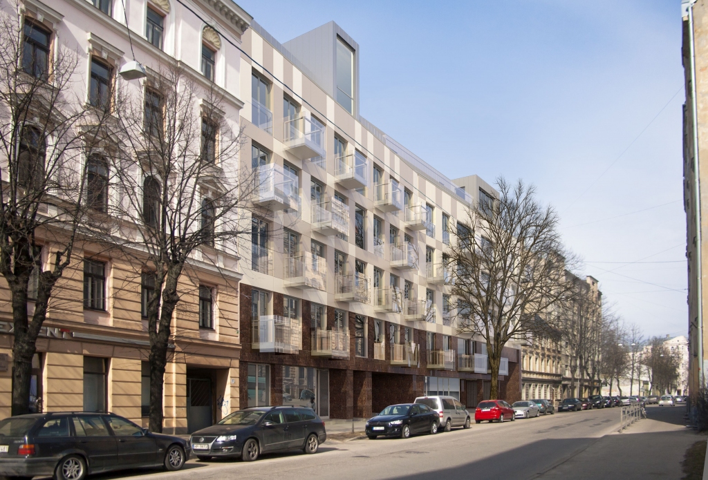 Rīgas centrā uzsāk daudzdzīvokļu ēkas būvniecību