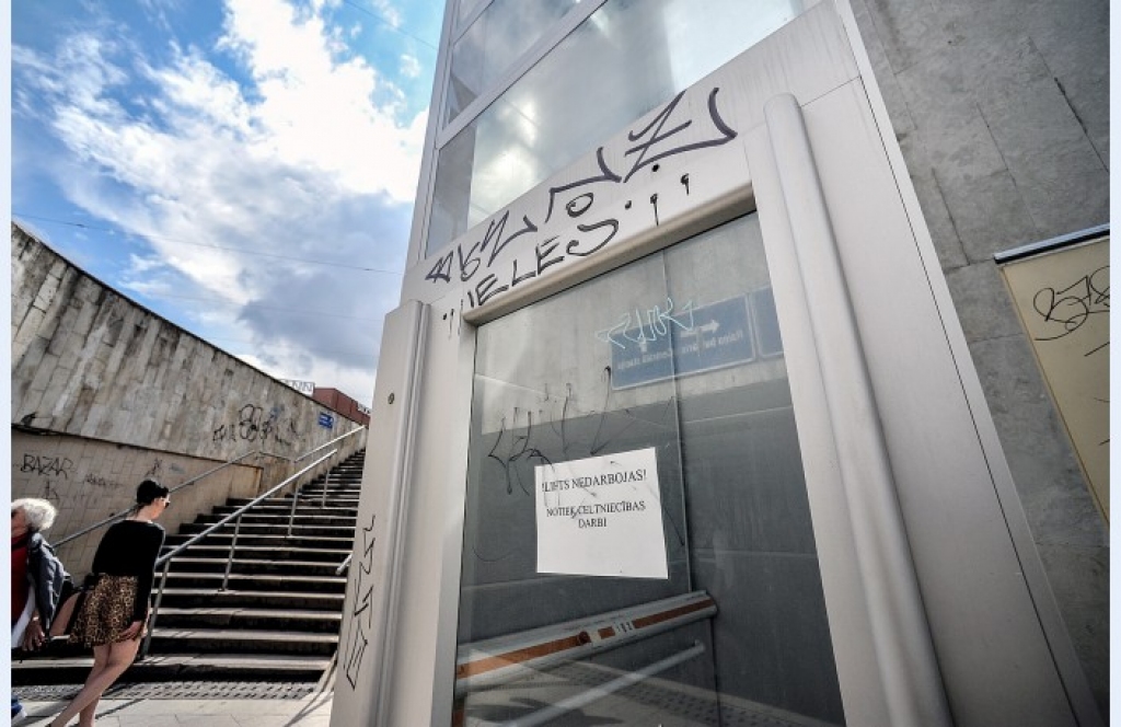 Esošie lifti stacijas tunelī nav labākais risinājums