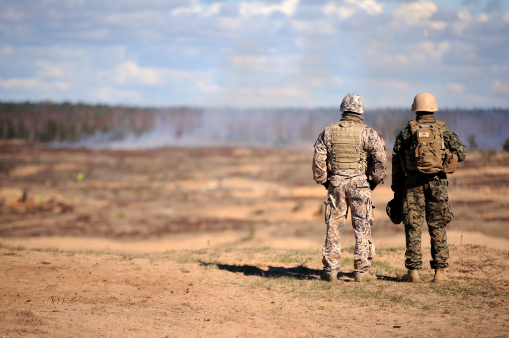 Latvijas drošību šobrīd stiprina vairāk nekā 460 NATO valstu karavīru