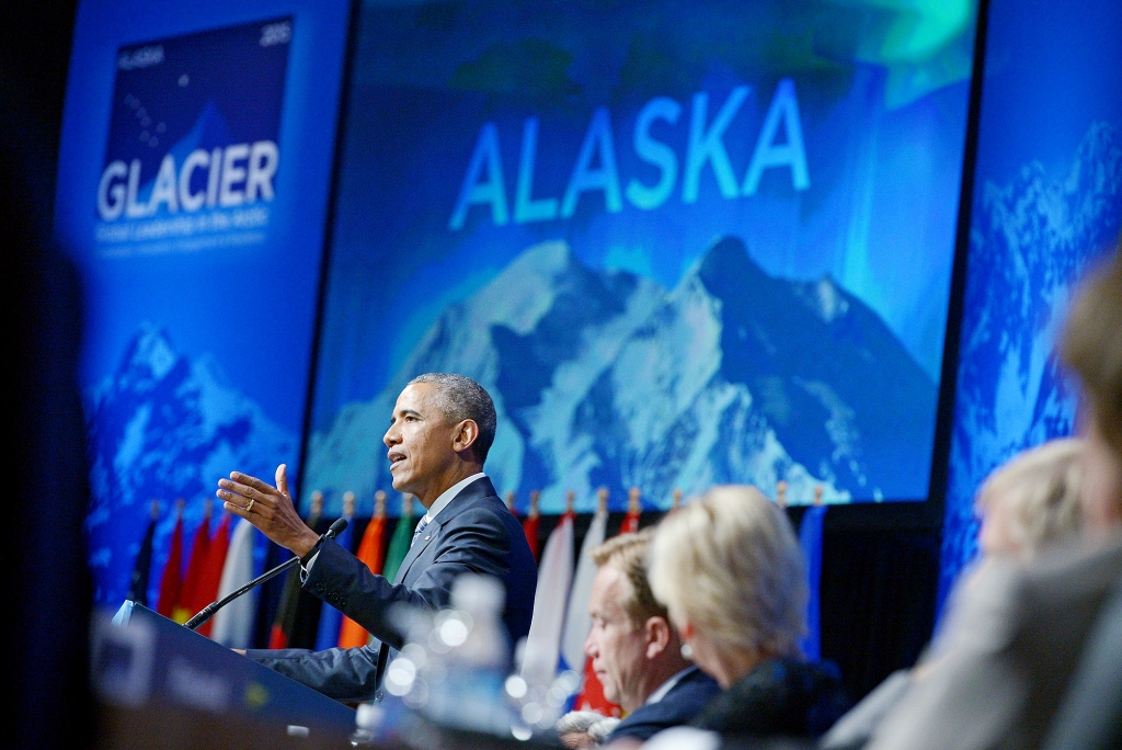 Obama Aļaskā pievērš uzmanību klimata pārmaiņām