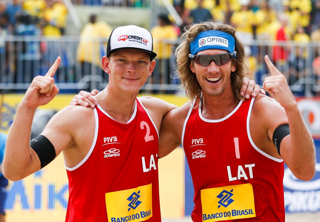 FOTO: Samoilovs un Šmēdiņš triumfē Pasaules kausa posmā Riodežaneiro