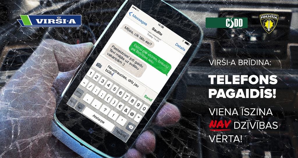 “VIRŠI-A” uzsāk sociālu projektu “Telefons pagaidīs!”