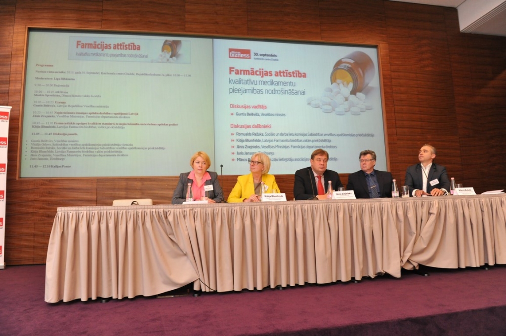 DB konference «Farmācijas attīstība kvalitatīvu medikamentu pieejamības nodrošināšanai» - fotogrāfijās
