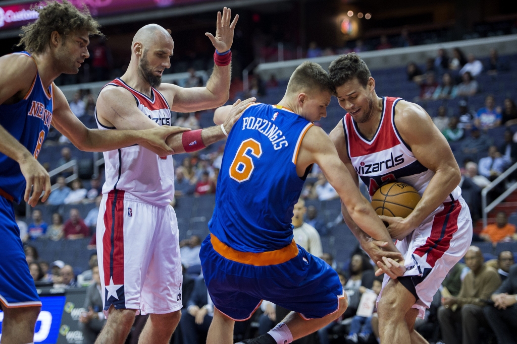 Porziņģim 9+10 otrajā NBA pārbaudes spēlē