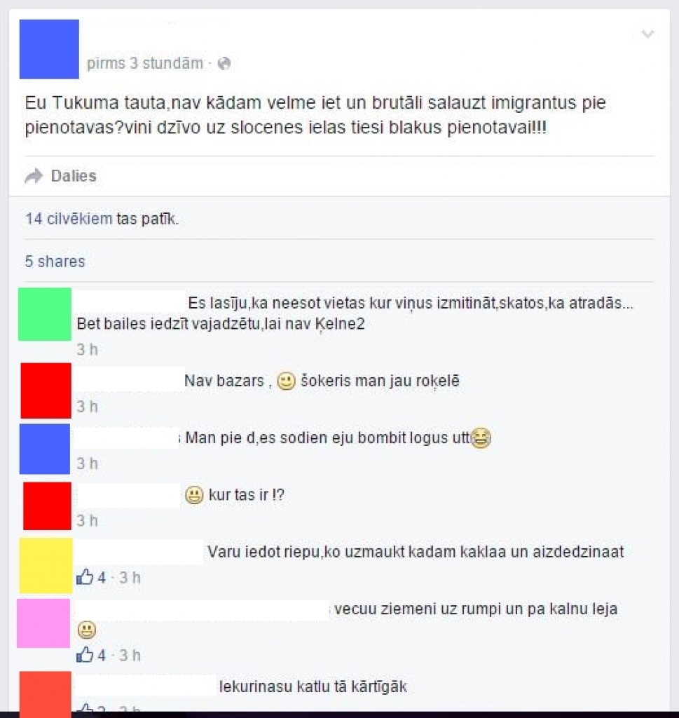 Bēgļu krīze Latvijā atvērusi naida slūžas