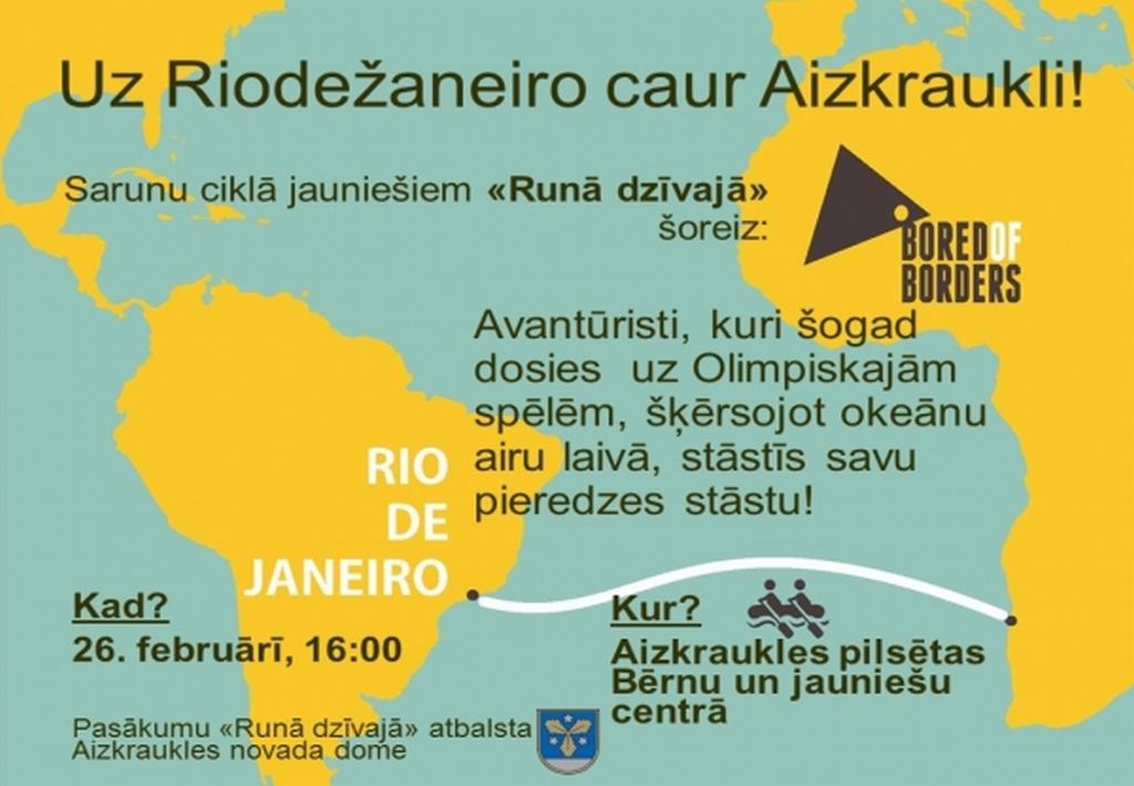 Jauniešu sarunu cikla "Runā dzīvajā" otrā tikšanās — ar Kārli Bardeli