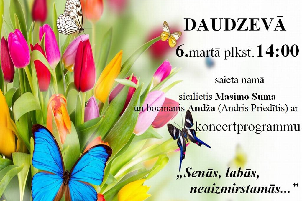 Daudzevā koncertprogramma „Senās, labās, neaizmirstamās…”