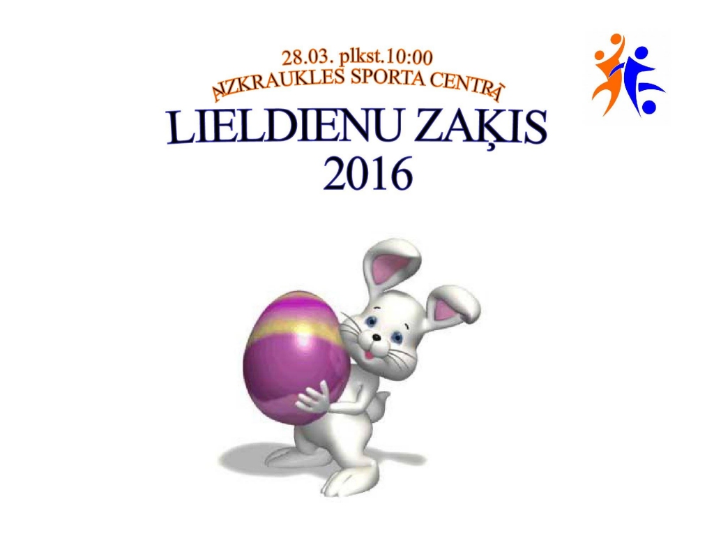 Aizkrauklē volejbola sacensības "Lieldienu zaķis 2016"