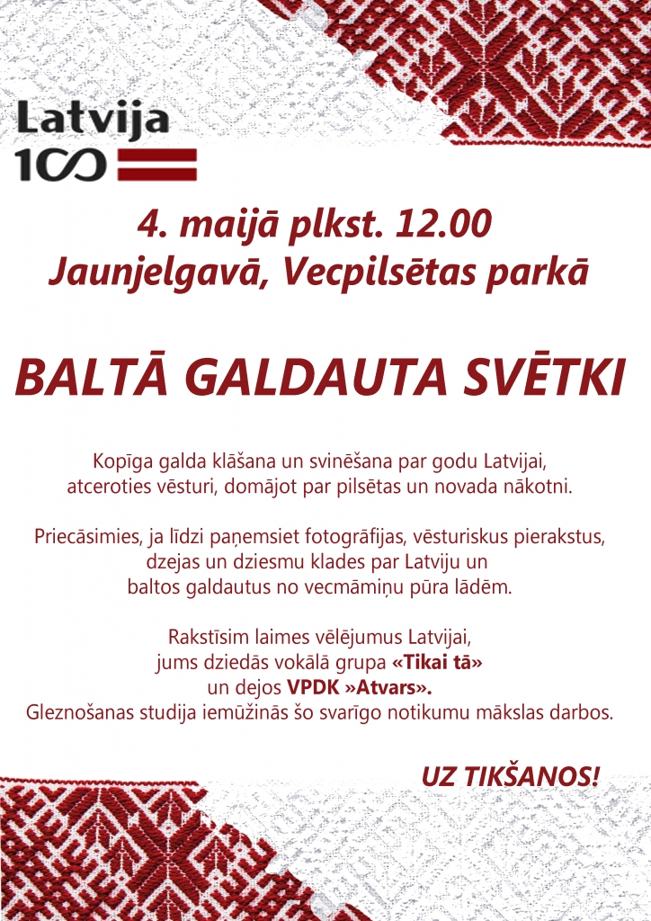 Jaunjelgavā Baltā galdauta svētki 