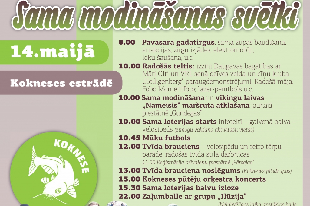 Koknesē Sama modināšanas svētki