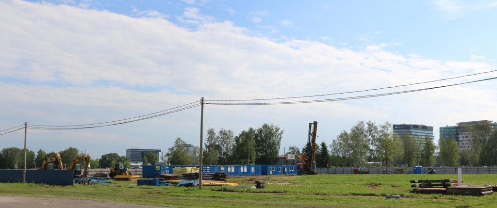 New Hanza City teritorijā ir uzsākti pirmie celtniecības darbi
