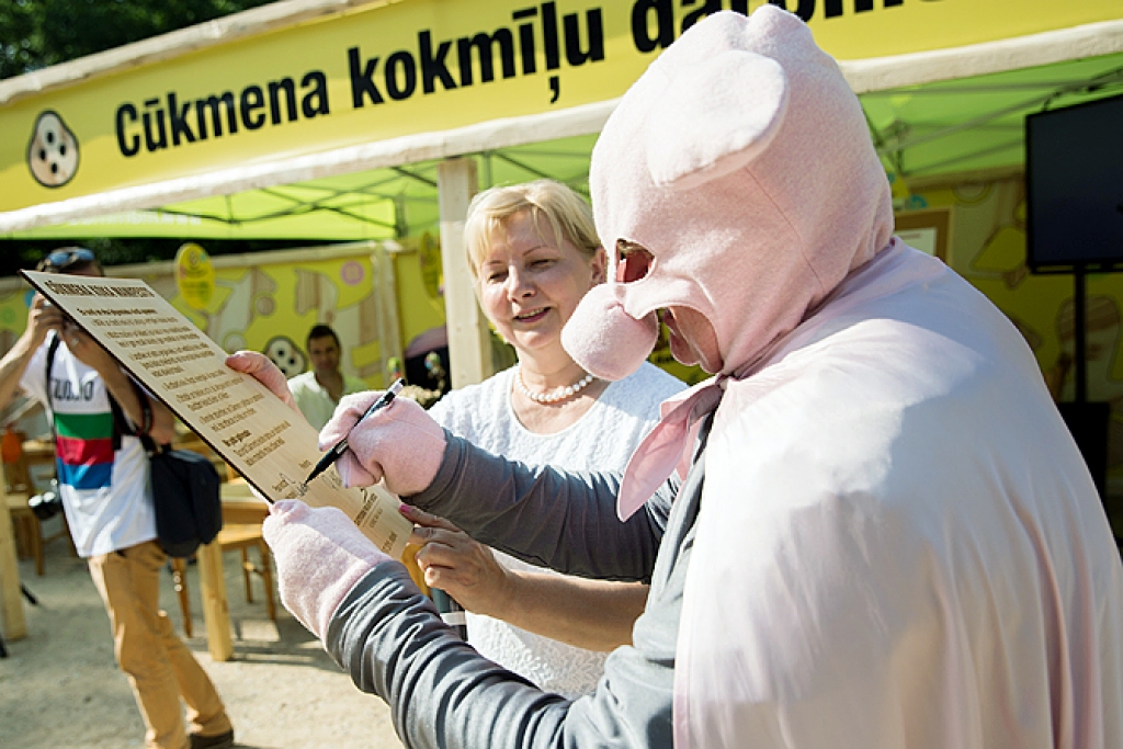 Cūkmens aicina cildināt koku