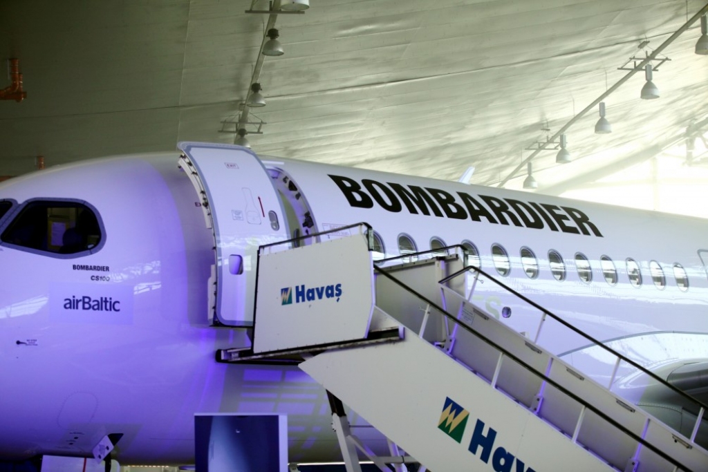 Bombardier nedienu dēļ atkal pārcelta jauno lidmašīnu piegāde airBaltic