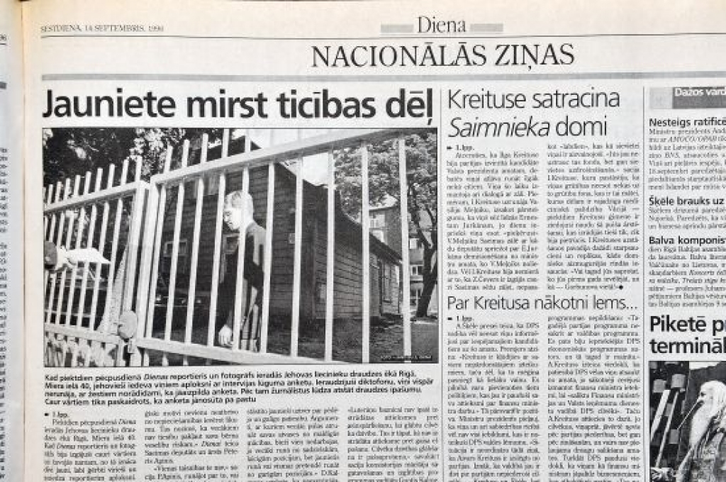 Vēsture Dienā: Ticība un traģēdija