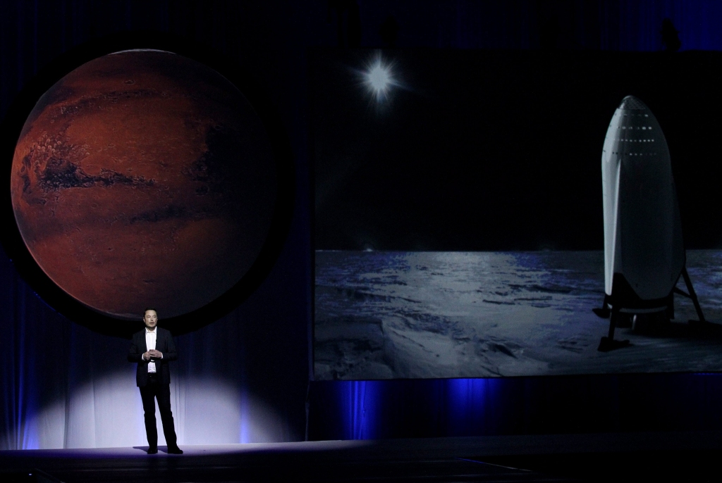 Space X dibinātājs plāno izveidot cilvēku koloniju uz Marsa
