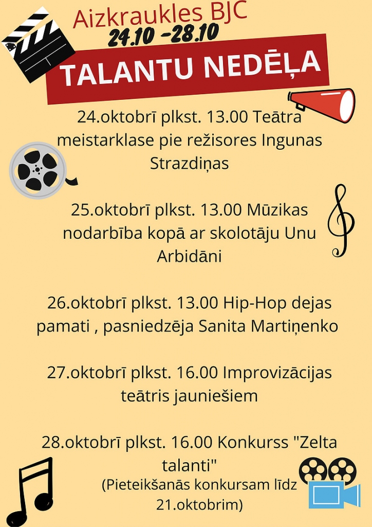 Aizkraukles BJC talanu nedēļa