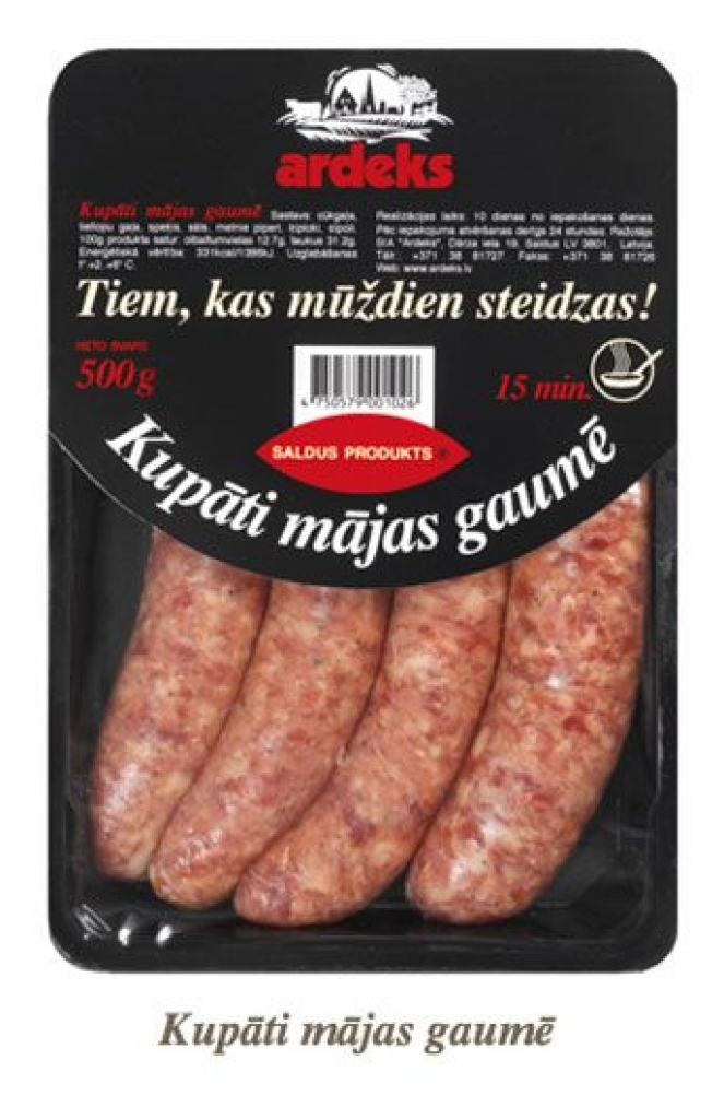 Gaļas pārstrādes uzņēmumu Ardeks ražošana pasludina par maksātnespējīgu