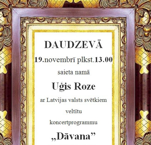 Daudzevā Uģis Roze ar „Dāvanu”