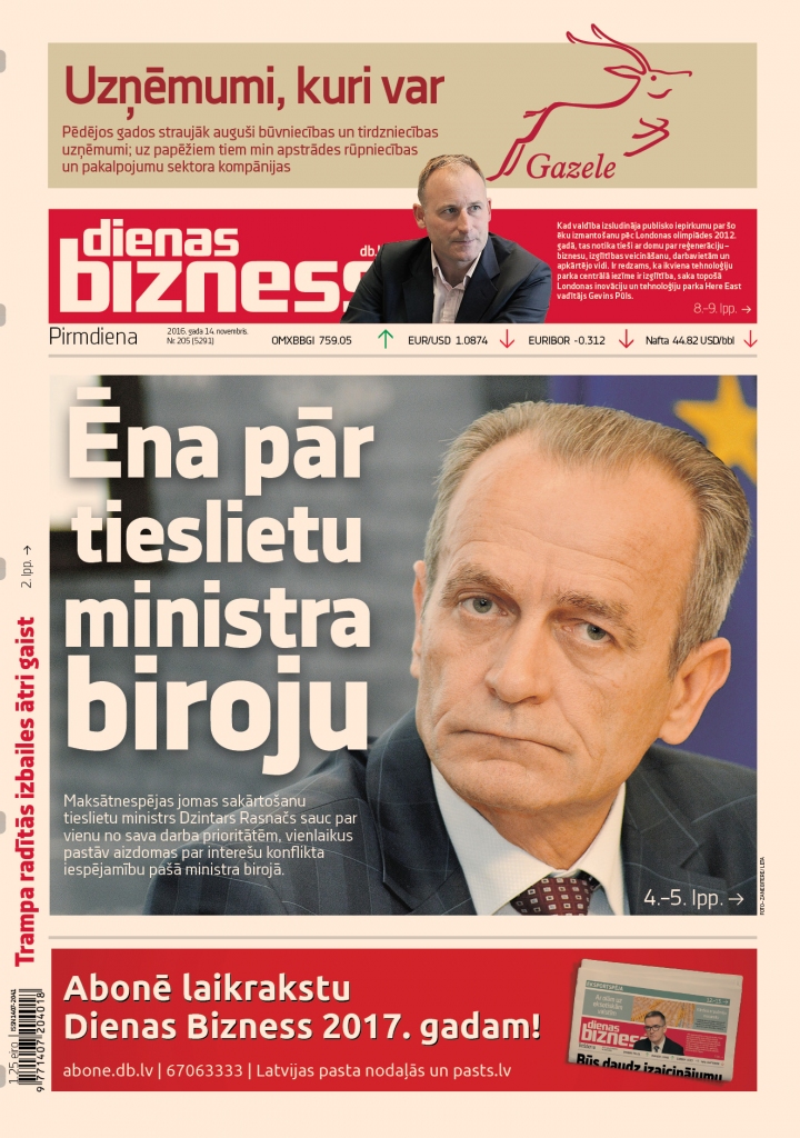 Majoru lieta met ēnu uz tieslietu ministra biroju 