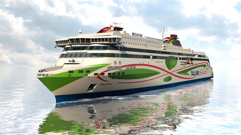 Tallink jaunākais kuģis Megastar sāks kursēt nākamā gada janvārī