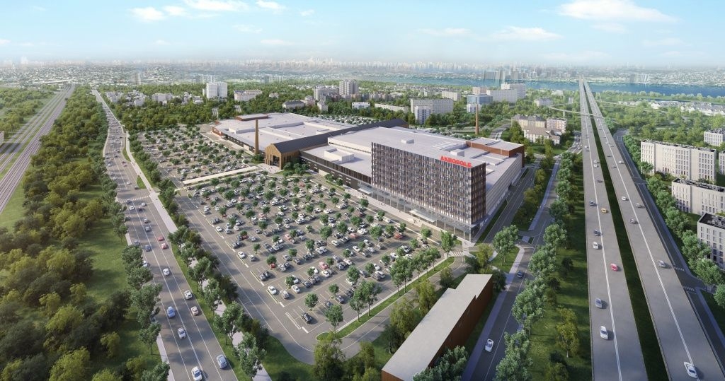 Uzsākta tirdzniecības centra Akropole būvniecība