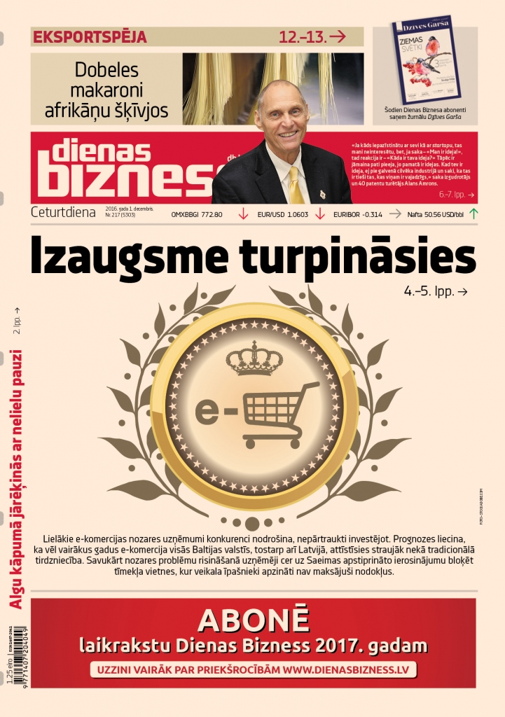 E-komercijā izaugsme  turpināsies 